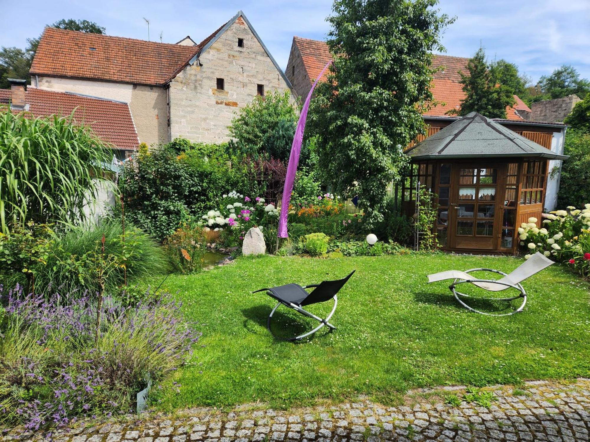Familienfreundlich Im Naturpark Hassberge Mit Gehobener Gastronomie Kirchlauter Exterior photo